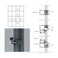 Aluminium Alloy Broken Bridge Curtain Malls